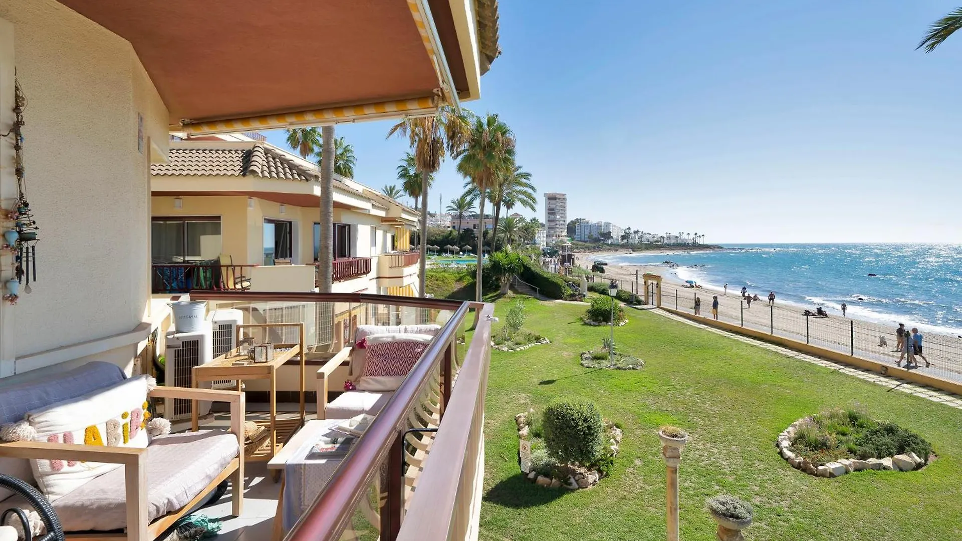 Casa Mar Apartamento Front Beach Con Wifi, Piscina, Padel Y Tenis - Lubina Del Sol Sitio de Calahonda